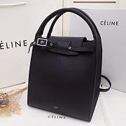 CELINE BIG BAG SMALL LONG STRAP BLACK 183313 SIZE 24 CM - 4