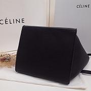 CELINE BIG BAG SMALL LONG STRAP BLACK 183313 SIZE 24 CM - 3