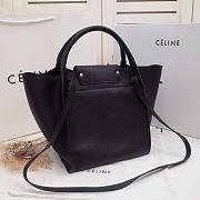 CELINE BIG BAG SMALL LONG STRAP BLACK 183313 SIZE 24 CM - 2