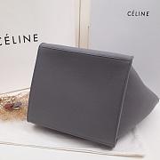 CELINE BIG BAG SMALL LONG STRAP GRAY 183313 SIZE 24 CM - 6