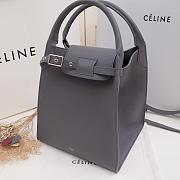 CELINE BIG BAG SMALL LONG STRAP GRAY 183313 SIZE 24 CM - 5
