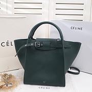 CELINE BIG BAG SMALL LONG STRAP EMERALD GREEN 183313 SIZE 24 CM - 1