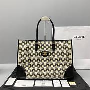 CELINE HORIZONTAL CABAS TRIOMPHE BLACK 194342 SIZE 43 CM  - 1