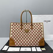 CELINE HORIZONTAL CABAS TRIOMPHE FOX RED 194342 SIZE 43 CM - 1