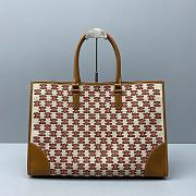CELINE HORIZONTAL CABAS TRIOMPHE FOX RED 194342 SIZE 43 CM - 2