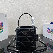 PRADA SPECTRUM LEATHER BAG BLACK 1BA319 SIZE 21.5 CM - 1