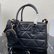 PRADA SMALL LAMPSKIN GALLERIA BAG 1BA863 SIZE 28 CM - 5