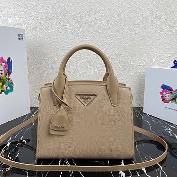 PRADA KRISTEN HANDBAG BEIGE 1BA297 SIZE 26 CM