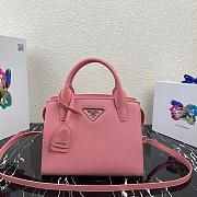 PRADA KRISTEN HANDBAG ROSE PINK 1BA297 SIZE 26 CM - 1