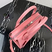 PRADA KRISTEN HANDBAG ROSE PINK 1BA297 SIZE 26 CM - 5