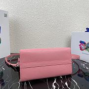 PRADA KRISTEN HANDBAG ROSE PINK 1BA297 SIZE 26 CM - 2