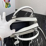 PRADA KRISTEN HANDBAG WHITE 1BA297 SIZE 26 CM - 6