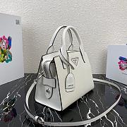 PRADA KRISTEN HANDBAG WHITE 1BA297 SIZE 26 CM - 4