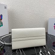 PRADA KRISTEN HANDBAG WHITE 1BA297 SIZE 26 CM - 2