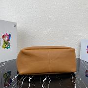 PRADA LEATHER TOTE BROWN 1BG339 SIZE 35 CM - 3