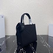 PRADA DRILL TOTE BAG BLACK 1BG382 SIZE 26 CM - 6