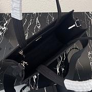 PRADA DRILL TOTE BAG BLACK 1BG382 SIZE 26 CM - 4