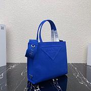  PRADA DRILL TOTE BAG BLUE 1BG382 SIZE 26 CM - 6