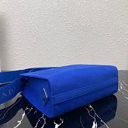  PRADA DRILL TOTE BAG BLUE 1BG382 SIZE 26 CM - 4