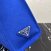  PRADA DRILL TOTE BAG BLUE 1BG382 SIZE 26 CM - 2
