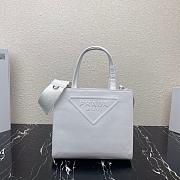 PRADA DRILL TOTE BAG WHITE 1BG382 SIZE 26 CM - 1