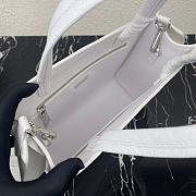 PRADA DRILL TOTE BAG WHITE 1BG382 SIZE 26 CM - 5