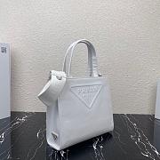 PRADA DRILL TOTE BAG WHITE 1BG382 SIZE 26 CM - 3