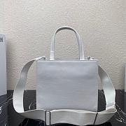 PRADA DRILL TOTE BAG WHITE 1BG382 SIZE 26 CM - 2