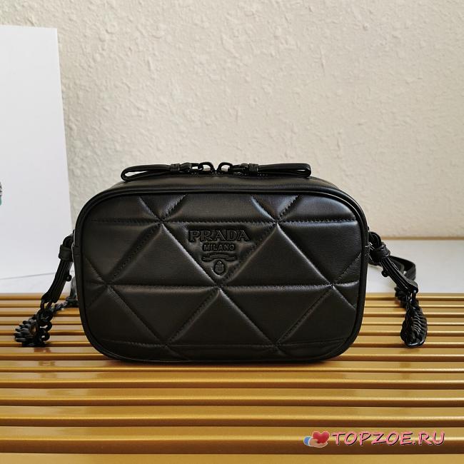 PRADA SPECTRUM SHOULDER BAG BLACK 1BH141 SIZE 21 CM - 1