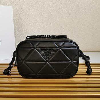 PRADA SPECTRUM SHOULDER BAG BLACK 1BH141 SIZE 21 CM