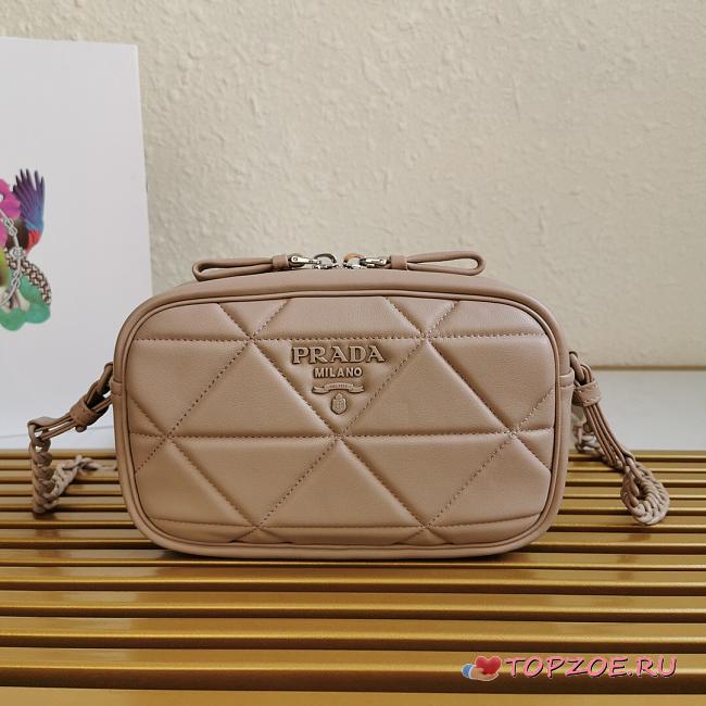 PRADA SPECTRUM SHOULDER BAG BEIGE 1BH141 SIZE 21 CM - 1