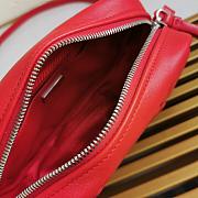 PRADA SPECTRUM SHOULDER BAG RED 1BH141 SIZE 21 CM - 4