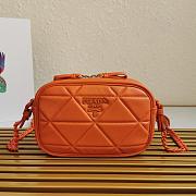 PRADA SPECTRUM SHOULDER BAG ORANGE 1BH141 SIZE 21 CM - 1
