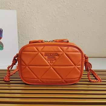 PRADA SPECTRUM SHOULDER BAG ORANGE 1BH141 SIZE 21 CM