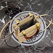 FENDI MINI SUNSHINE SHOPPER BEIGE 8BS051 SIZE 13 x 18 x 6 CM - 2