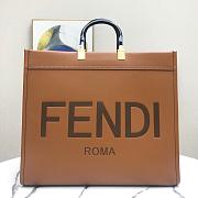 FENDI LARGE SUNSHINE BROWN 8BH372 SIZE 40.5 CM - 1