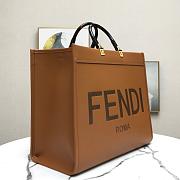 FENDI LARGE SUNSHINE BROWN 8BH372 SIZE 40.5 CM - 6