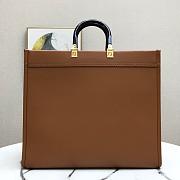 FENDI LARGE SUNSHINE BROWN 8BH372 SIZE 40.5 CM - 5