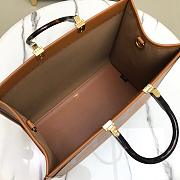 FENDI LARGE SUNSHINE BROWN 8BH372 SIZE 40.5 CM - 4
