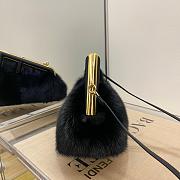 FENDI FIRST SMALL BLACK MINK 8BP129 SIZE 26 CM - 2