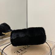 FENDI FIRST SMALL BLACK MINK 8BP129 SIZE 26 CM - 4