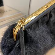 FENDI FIRST SMALL BLACK MINK 8BP129 SIZE 26 CM - 6