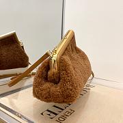 FENDI FIRST SMALL BROWN MINK 8BP129 SIZE 26 CM - 3