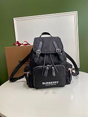 BURBERRY SMALL RUCKSACK BACKPACK BLACK SIZE 22 CM - 1