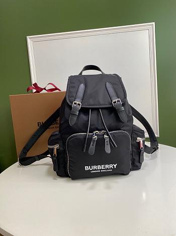BURBERRY SMALL RUCKSACK BACKPACK BLACK SIZE 22 CM