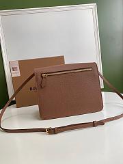BURBERRY SMALL MACKEN HOUSE CHECK CROSSBODY BROWN SIZE 24 CM - 6