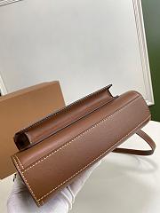 BURBERRY MINI LEATHER POCKET BAG BROW SIZE 23 CM - 2