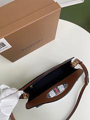 BURBERRY MINI MONOGRAM STRIPE E-CANVAS POCKET BAG SIZE 23 CM - 5