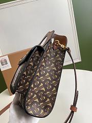 BURBERRY MINI MONOGRAM STRIPE E-CANVAS POCKET BAG SIZE 23 CM - 2