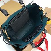 BURBERRY SMALL TRI-TONE LEAHER BELT BAG BLACK SIZE 28 CM - 6
